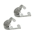thumbnail image 2 of Milaget 2 Pieces Shoes Pointed Protector Decoration Solid Color Metal Shoes Tips Cap, 2 of 9