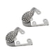 thumbnail image 2 of 2 protectores de punta para zapatos, tapa para puntas de zapatos, suministros duraderos de color sólido. Plata, 2 of 9