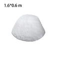 thumbnail image 2 of Injueey Manta ovalada, alfombrilla lavable para el suelo, alfombra decorativa resistente a los deslizamientos, adornos para la puerta del pasillo del Decoración del hogar Blanco 1.6*0.6 metros Injueey HA071454-01, 2 of 5
