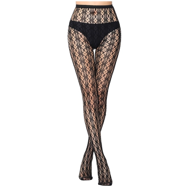 Leggings de malla con perspectiva para mujer, tallas grandes, medias de red, medias de seda para mujer