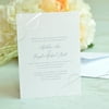 Gartner Studios Swirl White Wedding Invitation, 50 Piece
