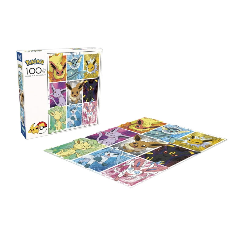 Pokémon Eevee Evolutions Frames 100 Piece Jigsaw Puzzle