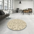 thumbnail image 4 of Ahgly Company Tapis d'Intérieur Lavables en Machine, Ronds, Transitionnels, Peru, Bruns, Ronds de 8', 4 of 7
