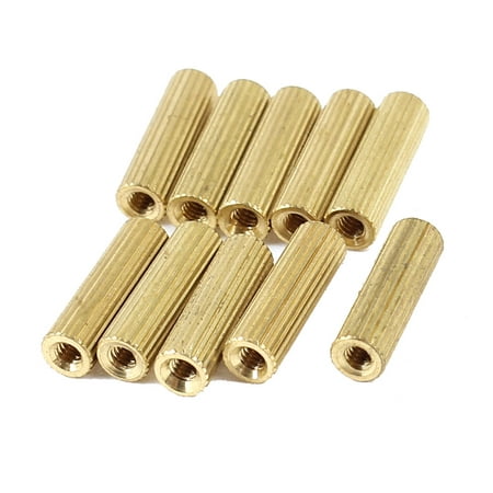 Round Body Piping 2mm Dia Female 12mm High Brass Thread Fitting 10 (Best Female Body Parts)