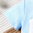 thumbnail image 2 of Toddler Baby Boy Clothes Summer Outfits Embroidery Trucks Smocked Shirt T-Shirt + Gingham Shorts 1T 2T 3T, 2 of 7