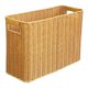 thumbnail image 4 of Cesta de almacenamiento tejida de PP, organizador alto y delgado, mueble de almacenamiento decorativo para Café ligero, 4 of 8