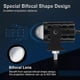 thumbnail image 5 of 1Pc Universal Motorcycle LED Headlight Projector Lens Dual Color ATV Scooter Driving for Cafe Racer Light Auxiliary Spotlight Lamp, 5 of 5