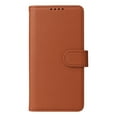 thumbnail image 3 of SaniMore for Samsung Galaxy A54 5G Wallet Case, Detachable Strong Magnetic PU Leather Flip Cover PU Leather Magnetic Shell Card Slots Cash Pocket Wristlet Strap Full Protective Stand Shell, Brown, 3 of 12