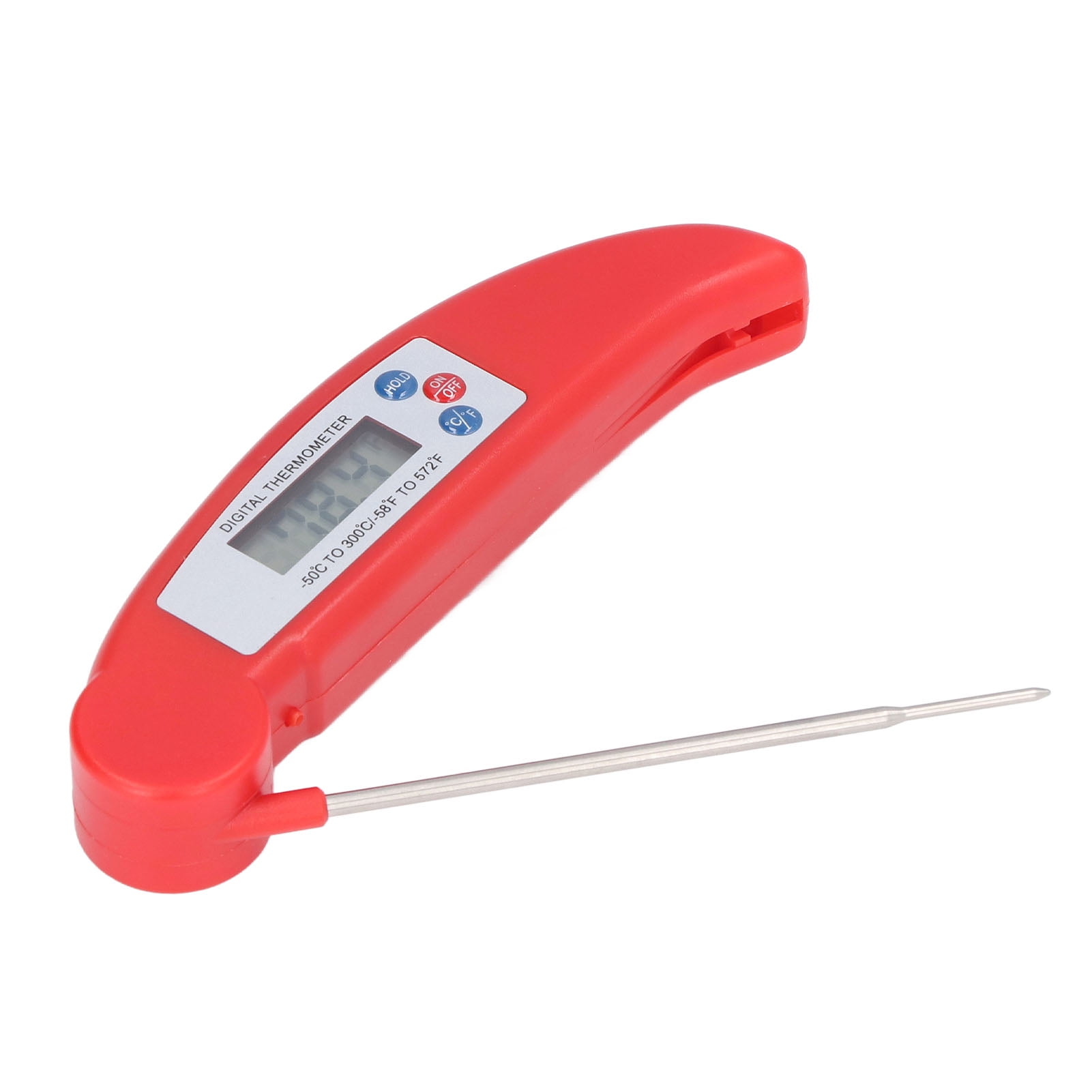 Meat Temperature, Fast Digital Food Thermometer With Foldable Probe