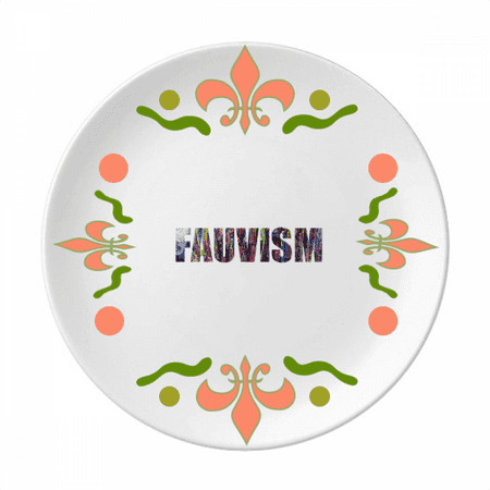 

Vivid Thick Thick Fauvism Flower Ceramics Plate Tableware Dinner Dish