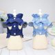 thumbnail image 4 of Ropa para mascotas, chaleco para el pecho y la espalda para perros sin cuerda de tracción, ropa para gatos de peluche, ropa para mascotas, ropa vaquera para el pecho y la espalda, 4 of 6