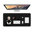 thumbnail image 5 of Large Leather Desk Mat, 31.5x15.7 Inch PU Leather Mouse Pad, Non-Slip Desk Blotter for Office & Home Computer Desk, Writing Desk Protector, 5 of 5