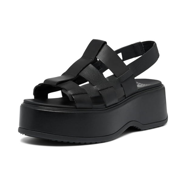 Sandalia Sorel Dayspring de piel negra talla 10.5