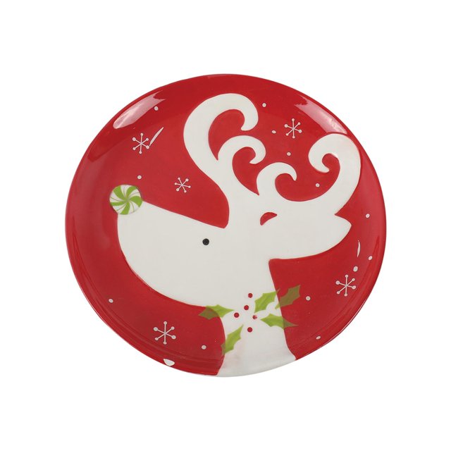 Plato Navideño con Reno Dasher Love & Lemons MXM-1231 de Dolomita LOVE & LEMONS MXM-1231