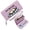 Purple, variant on GEEAD Stylish RFID-Protected Wallet for Women Large Capacity Handbag for Women Relaxed Cat HAVE FUN AT WORK Coffee Cup Snap Button Wallet Eyecatching Accessory