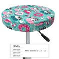 thumbnail image 4 of Kdxio Dogs With Swimming Print Elastic Bar Stool Cover Personalized Washable Stool Cover for Barbershop Home Bar Kitchen-13 inch, 4 of 7