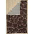 thumbnail image 3 of EORC MAT04BN5X8 5 x 8 ft. Wiled Transitional Hand Tufted Area Rug, Brown, 3 of 5
