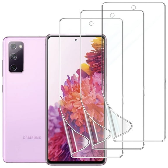 ZYQEEE [3 Pack] Clear Screen Protector for Samsung Galaxy S20 FE 6.5", Soft TPU Protective Film [Not Tempered Glass],Support Fingerprint,Case Friendly