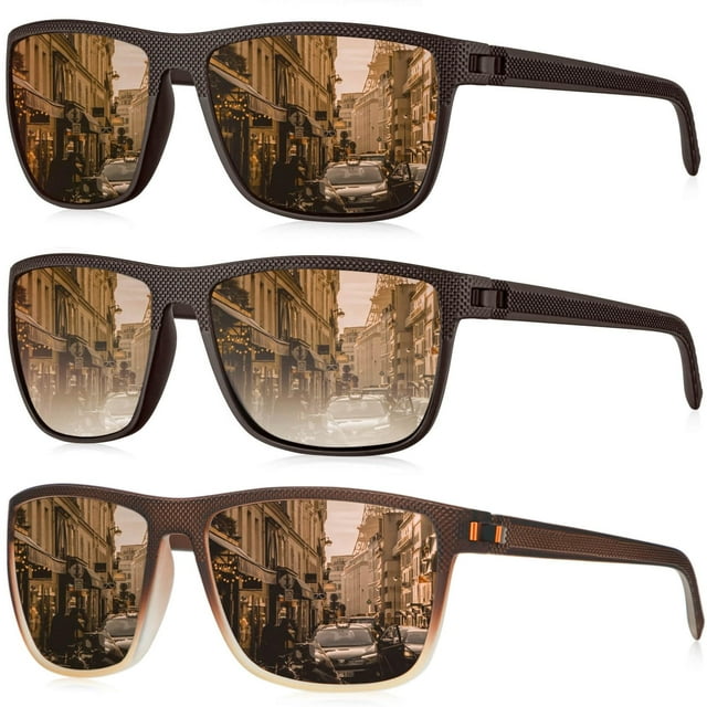 Gafas de Sol Polarizadas KALIYADI con Protección UV400 para Hombre