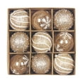 thumbnail image 1 of 9 Uds adornos de bolas de Navidad adornos navideños decoración DIY adornos colgantes de de Navidad para fiesta de año nuevo al aire libre Estilo B, 1 of 8