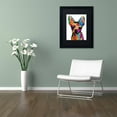 thumbnail image 3 of Trademark Fine Art "Chihuahua Dog White" Canvas Art by Michael Tompsett, Black Matte, Black Frame, 3 of 4