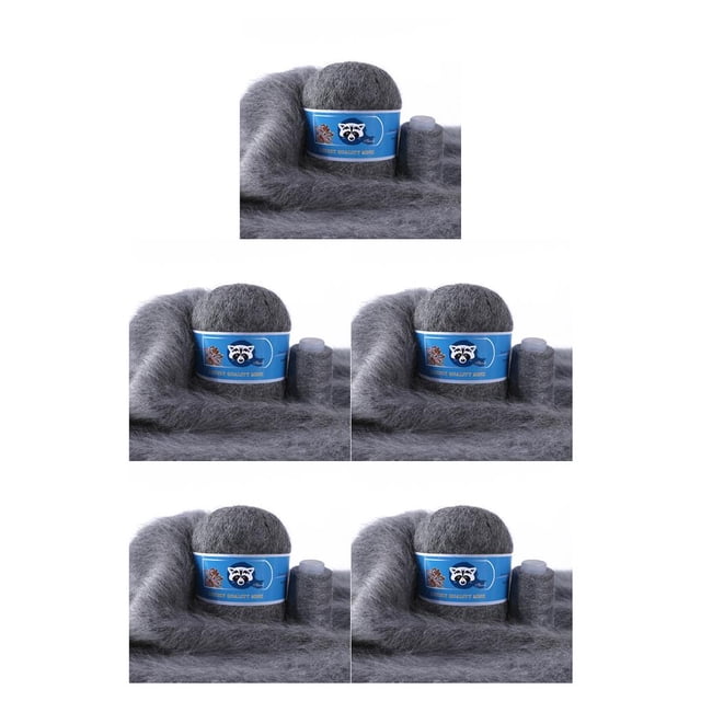 Moyic Tejido a mano de hilo de felpa Cárdigan Bufanda Suéter Lavable al agua Type2 NO2