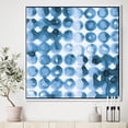 thumbnail image 3 of Indigo watercolor geometrical VI - Contemporary Framed Canvas, 3 of 3