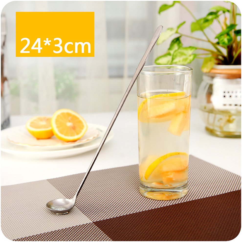 Set of 2 Stainless Steel Cocktail Stirrer Longhandled Bar Stirring SpoonM Silver Walmart Canada