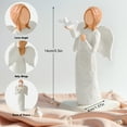 thumbnail image 4 of thovorrnl Guardian Angel Figurines with Dove, Resin Angel Statue Sympathy Gifts for Loss of Loved One, Easter Holiday Tabletop Home Decoration, 4 of 8