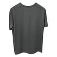 thumbnail image 5 of MIXUE Mens T-Shirts Summer Solid Color Round Neck Short Sleeve Breathable Casual Sports Outdoor Workouts Pullover Tops T Shirts Activewear,Gray,XXL, 5 of 5