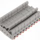 thumbnail image 1 of unbranded 10Jgo Conector Para Cable Eléctrico De Carril Din Con Y Cuerpo De Latón Gris Claro, 1 of 7