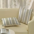 thumbnail image 5 of Blue Sage Green Pillow Covers 18x18 Inch Set of 2 Boho Striped Polka Dot Decorative Throw Pillow Covers Modern Abstract Geometry Outdoor Pillow Cases Linen Cushion Cases Decor for Sofa Couch, 5 of 8