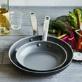 thumbnail image 3 of GreenPan Chatham Healthy Ceramic Nonstick 8" and 10" Open Skillet Fry Pan Set, Gray, 3 of 12