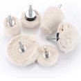 thumbnail image 2 of Drilling machine polishing disc, polishing accessories 6-piece brush set conical polishing wheel polishing conical, 2 of 4