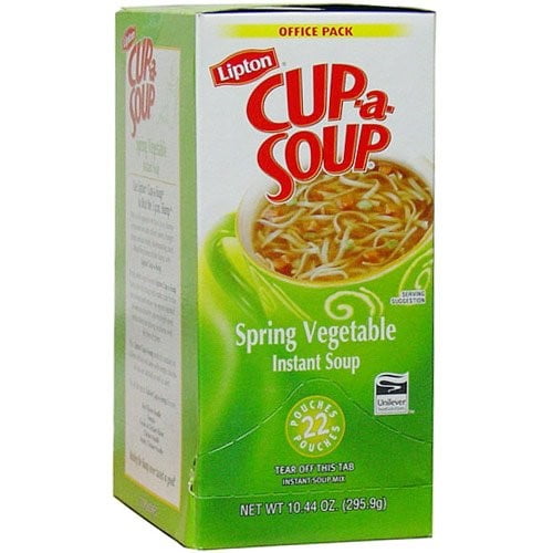 Lipton Cup-A-Soup Spring Vegetable Soup 22 Pouches by Unilever