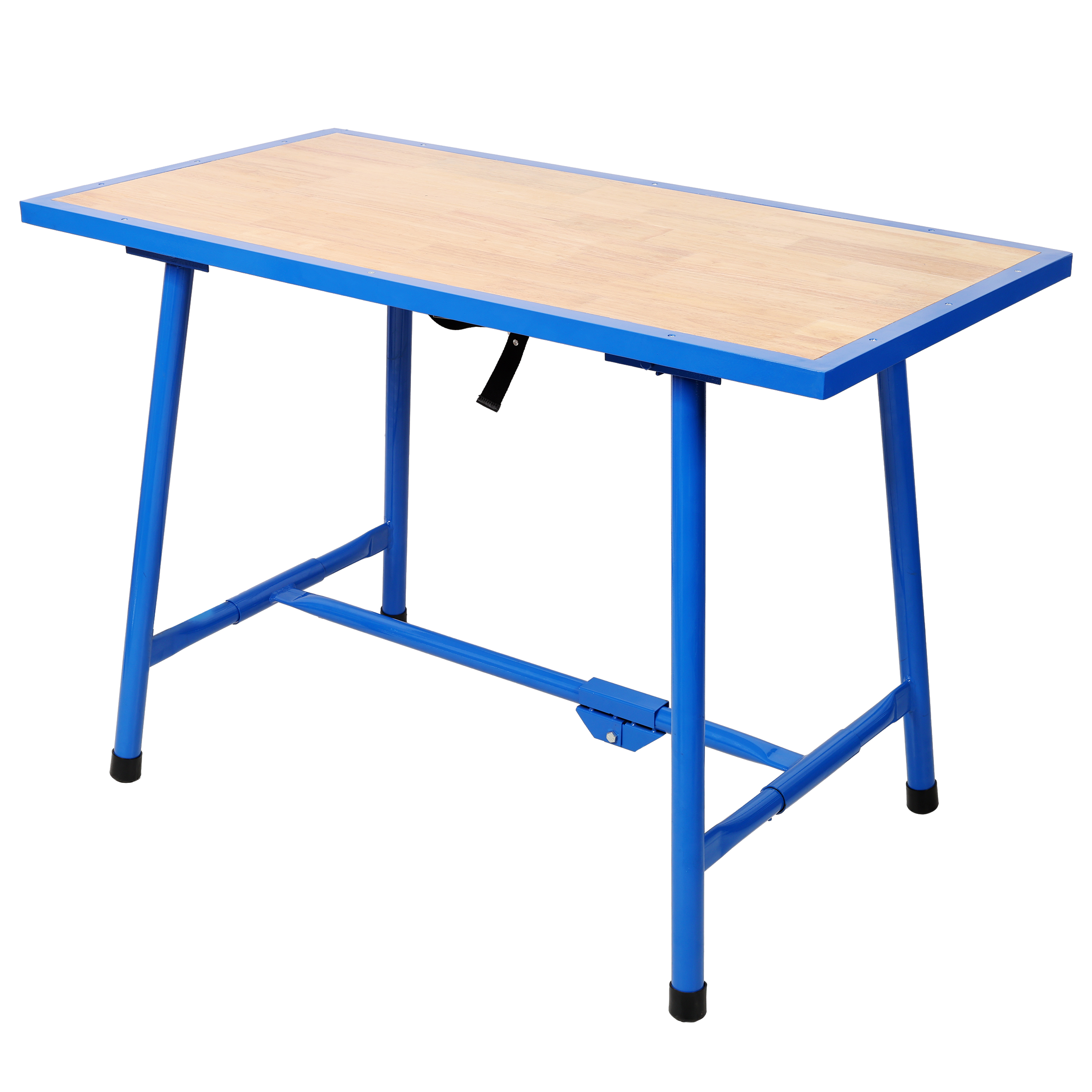 Foldable Work Bench, Workshop Tool Bench,Packing Table Mounting Table Assembly Table,660Lbs Load Capacity, for Workshop, Garage, bBlue