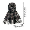 thumbnail image 3 of LSLJS Holiday Gifts Winter Warm Scarf for Women Casual Trendy Plaid Neck Scarves, 3 of 3