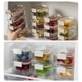thumbnail image 5 of Clear View Stackable Seasoning Jars Sealed Kitchen Storage Container Safe Plastic For Organizing Spices Pepper, 5 of 8