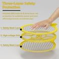 thumbnail image 3 of 2 Pack Electric Fly Swatter, Handheld Bug Zapper Racket for Outdoor & Indoor, Tennis Mosquito Racket for Insect Battery Powered, 3 of 3