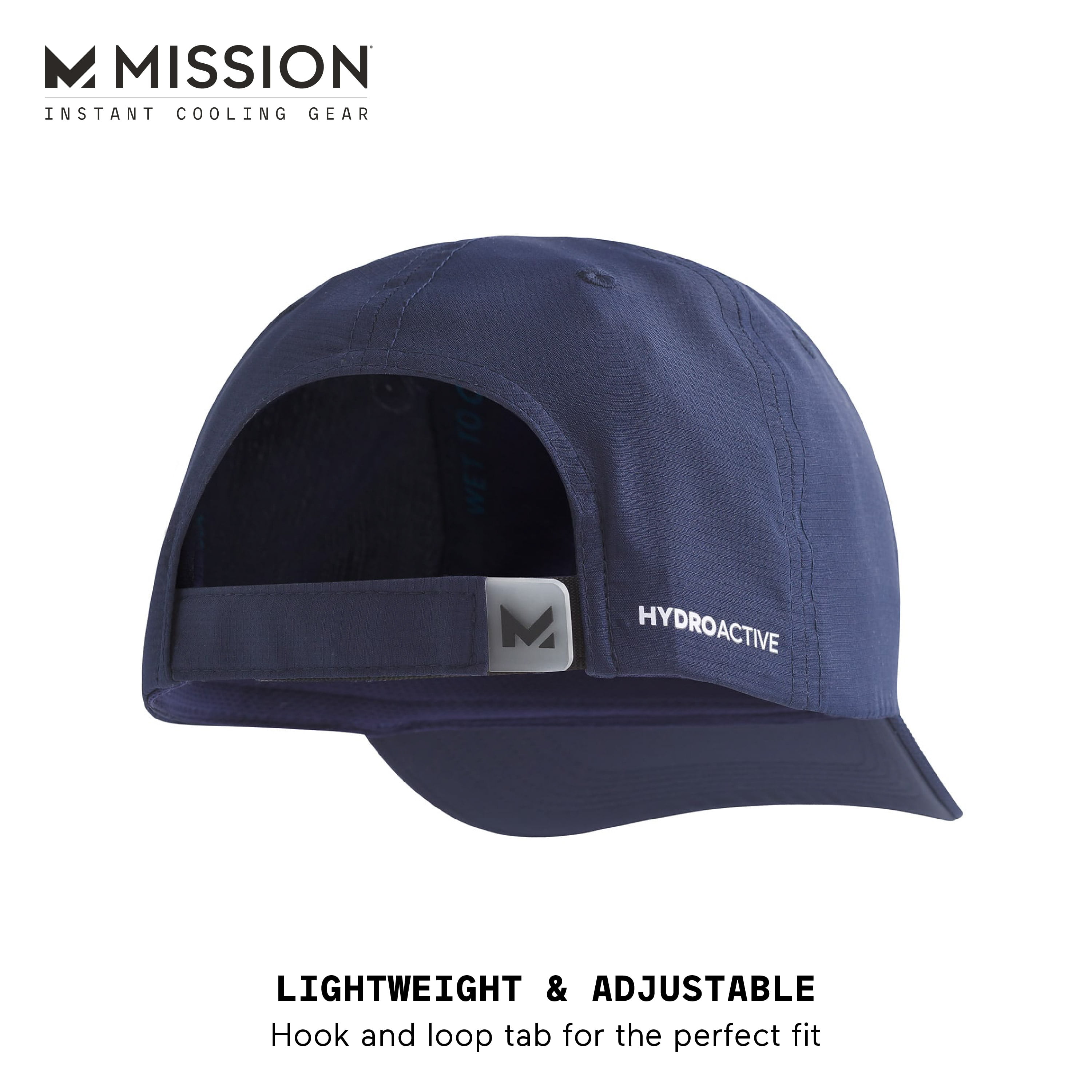 MISSION Adult Cooling Performance Hat, Unisex, One Size, Navy