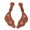 Brown, variant on Vintage Western Leather Spur Straps Adjustable Rhinestone Floral Boots Accessories for Horse Riders 10.8 Inches / 27.5 cm Brown 1 Pair