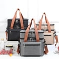 thumbnail image 4 of Portable Insulated Lunch Bag With Shoulder Strap Large Capacity For Picnics & Meals, 4 of 4