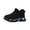 Black, variant on Kids Light Up High Top Slip on Sneakers for Boys Girls Breathable Non Slip Platform Mesh Sock Shoes White