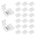 thumbnail image 1 of Uxcell 20-Pack Conectores de luces LED RGB de 4 pines de 8 mm para tiras de luz 5050 2835 Iluminación DIY [Blanco], 1 of 6