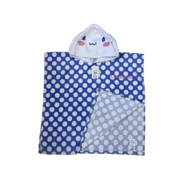 Bata Cinnamoroll para Niña, con Capucha color Azul Talla CH-M