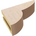 thumbnail image 6 of 3"W x 9"D x 6"H Classic Crestline Rough Cedar Woodgrain TimberThane Corbel, Primed Tan, 6 of 6