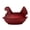 A, variant on Glass Crystal Hen-Shape Candy Dishes Creative Chicken Fruit Bowl with Lid Table Decoration Dessert Plate Home Decors