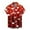 Z257-Red, variant on YAYUBA Mens Shirts Heart Print Valentine's Day Chambray Shirt Wrinkle Free Fashion Date Night Outfit Collar Button Up Tracksuits Sportwear Set