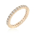 thumbnail image 1 of Rose Gold Cubic Zirconia Eternity Band, <b>Size :</b> 10, 1 of 1