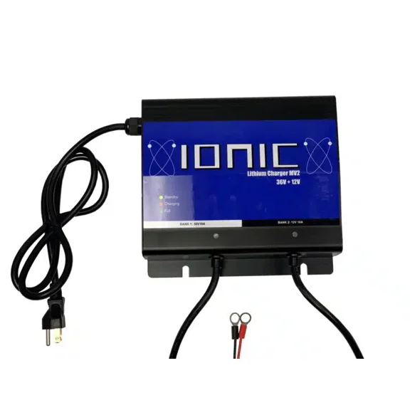 Ionic 36V Multi Voltage Lithium LiFePO4 Charger | 36V 10A   12V 10A